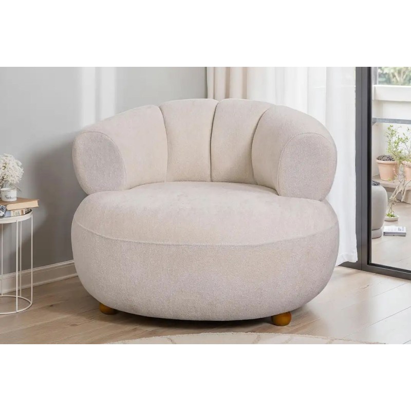 Wing Chair New Roma - White White