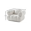 Wing Chair Petra - White White