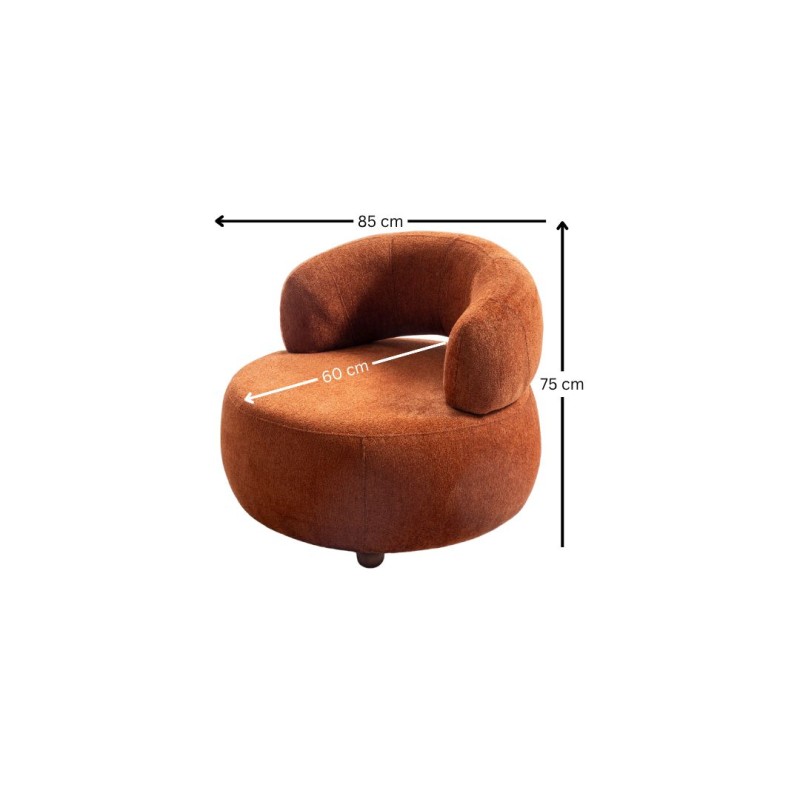 Wing Chair Rio - Tile Red Tile Red