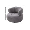 Wing Chair Roma - Dark Grey Dark Grey