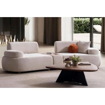 Living Room Furniture Set Rio - Cream Cream