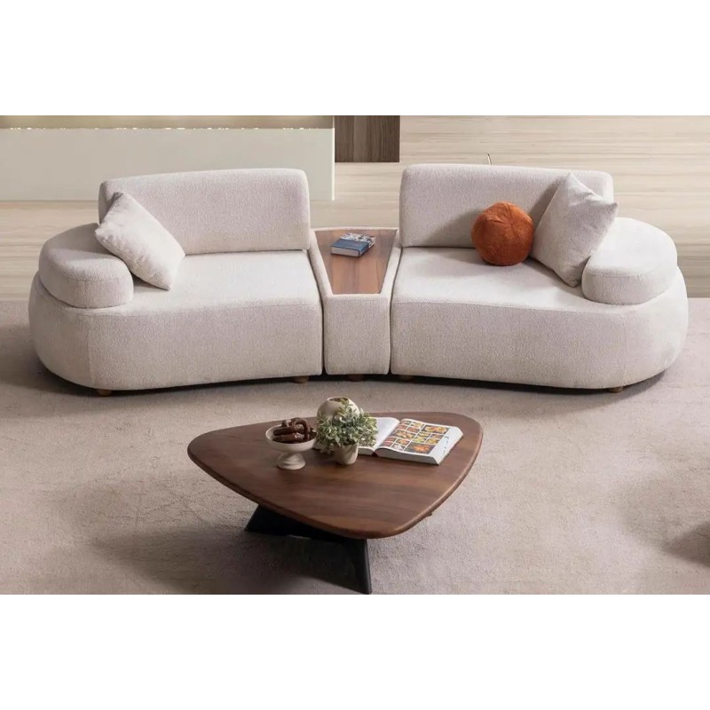 Living Room Furniture Set Rio - Cream Cream