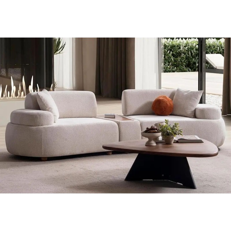 Living Room Furniture Set Rio - Cream Cream