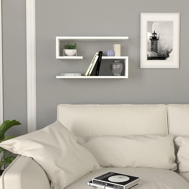 Wall Shelf Jenika - White White