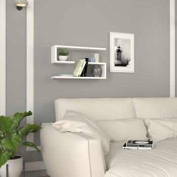 Wall Shelf Jenika - White White