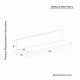 Wall Shelf Novella K5 - White White Wall Shelf Novella K5 - White White
