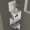 Hanah Home Wall Shelf Corner - White White
