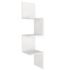 Hanah Home Wall Shelf Corner - White White