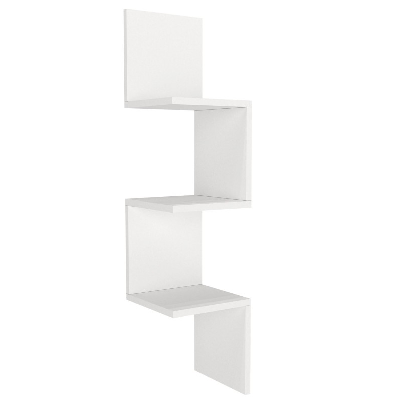 Hanah Home Wall Shelf Corner - White White