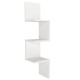 Wall Shelf Corner - White White Hanah Home Wall Shelf Corner - White White