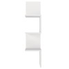 Hanah Home Wall Shelf Corner - White White