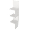 Hanah Home Wall Shelf Corner - White White