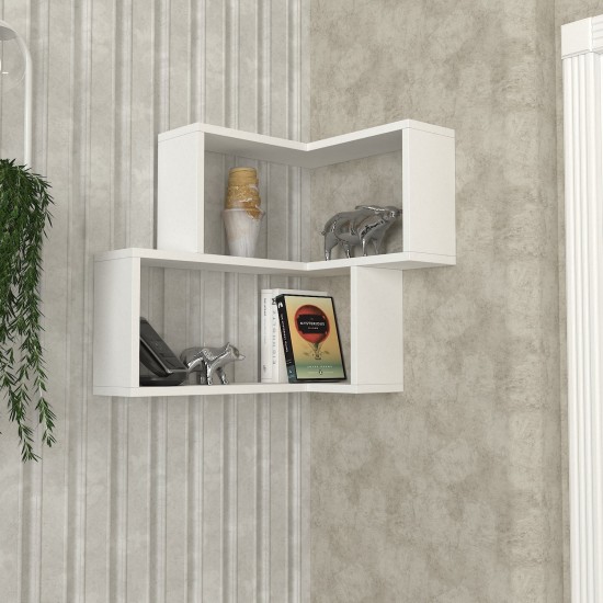 Wall Shelf Bulut - White White Wall Shelf Bulut - White White