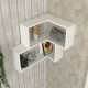 Wall Shelf Bulut - White White Wall Shelf Bulut - White White