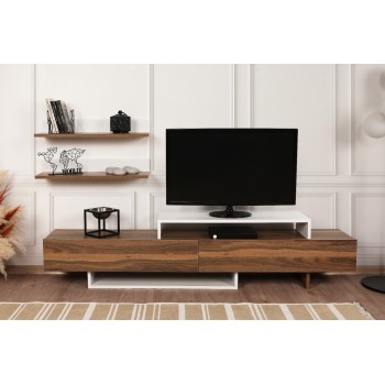 TV Unit Nirvana - White, Teak White
Teak