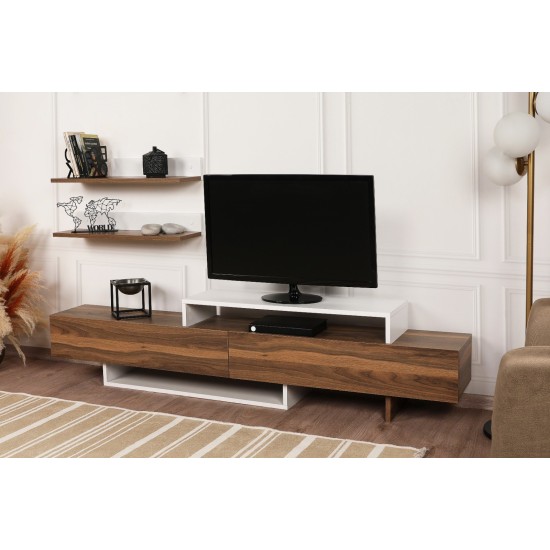 TV Unit Nirvana - White, Teak White
Teak TV Unit Nirvana - White, Teak White
Teak