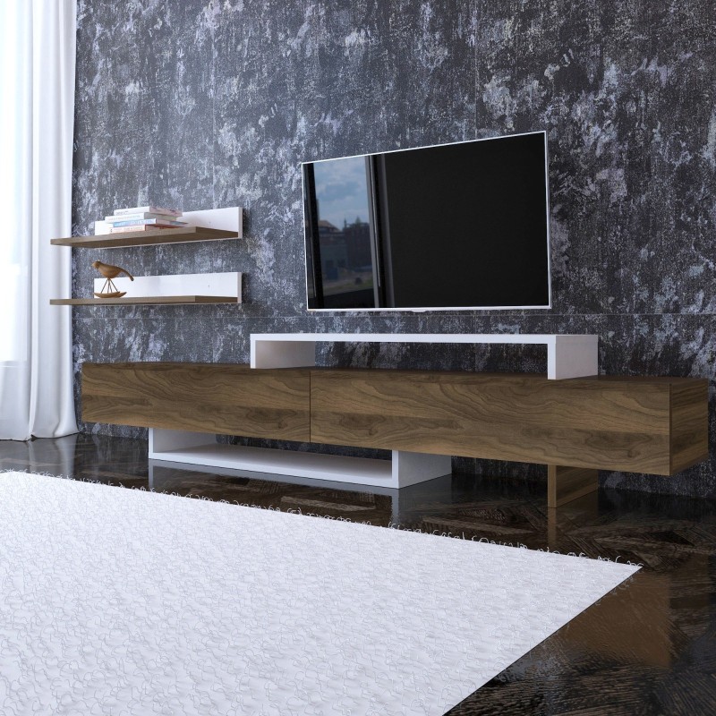 TV Unit Nirvana - White, Teak White
Teak