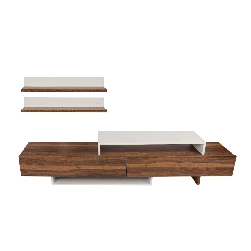 TV Unit Nirvana - White, Teak White
Teak