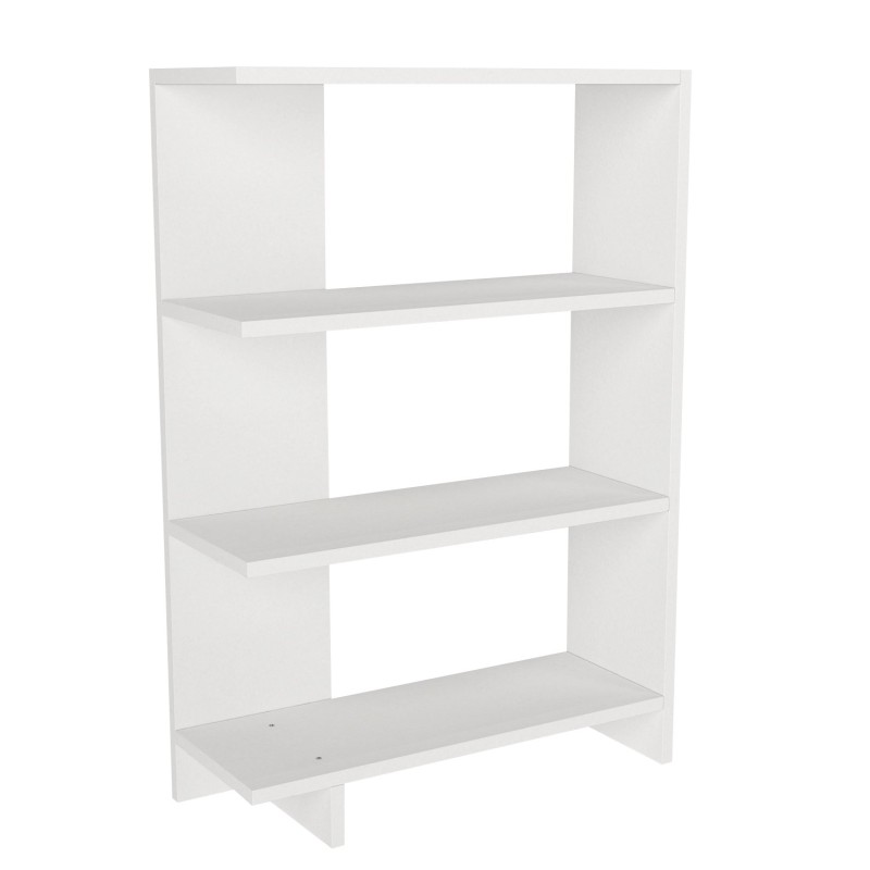 Βιβλιοθήκη - Trilion - Χρώμα Λευκό - 62x24x90εκ