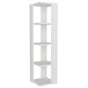 Βιβλιοθήκη - Venita - Χρώμα Λευκό - 32x32x120εκ