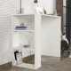Study Desk Netenya - White White Study Desk Netenya - White White