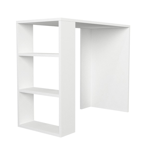 Study Desk Netenya - White White Study Desk Netenya - White White