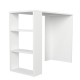 Study Desk Netenya - White White Study Desk Netenya - White White