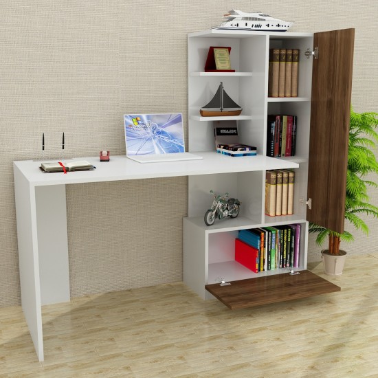 Study Desk Merinos - White, Walnut White
Walnut Study Desk Merinos - White, Walnut White
Walnut
