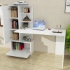 Hanah Home Study Desk Domingos - White White