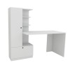 Hanah Home Study Desk Domingos - White White