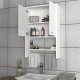 Bathroom Cabinet Vira - White White Bathroom Cabinet Vira - White White