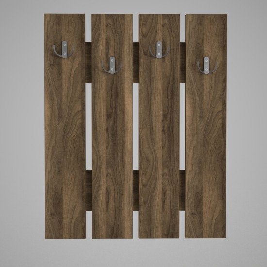 Hall Stand Anita - Walnut Walnut Hall Stand Anita - Walnut Walnut