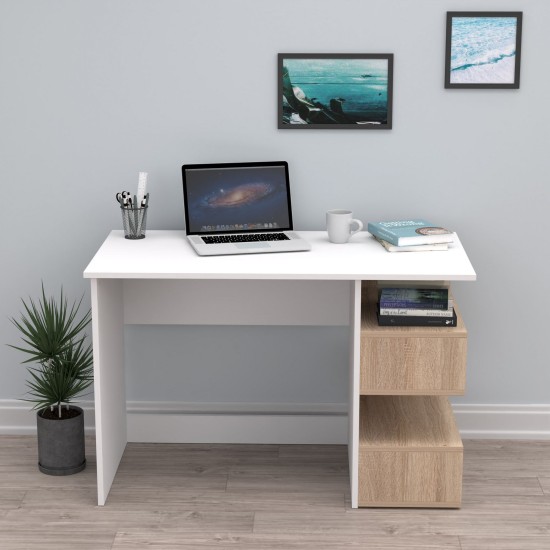 Study Desk Lorea - White, Sonomo White
Sonomo Study Desk Lorea - White, Sonomo White
Sonomo