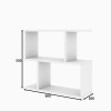 Hanah Home Side Table Lale - White White
