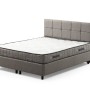 Single Bed Base & Headboard Vitalia 90 x 190 - Light Grey Light Grey