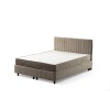 Single Mattress, Base & Headboard Safir Set 90 x 190 - Brown Brown