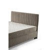 Single Mattress, Base & Headboard Safir Set 90 x 190 - Brown Brown