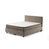 Single Mattress, Base & Headboard Safir Set 90 x 190 v2 - Brown Brown