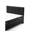 Double Mattress, Base & Headboard Vitalia Set 140 x 200 - Anthracite Anthracite