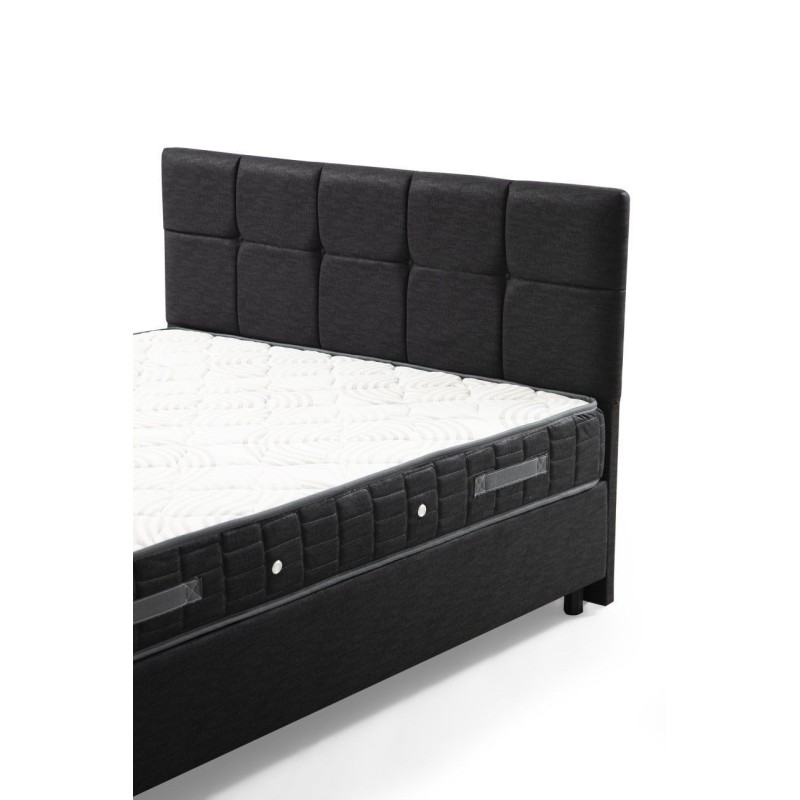 Double Mattress, Base & Headboard Vitalia Set 140 x 200 - Anthracite Anthracite