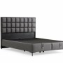 Single Bed Base & Headboard Abella 100 x 200 - Grey Grey