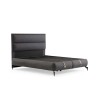 Double Bed Base & Headboard Rise 150 x 200 - Dark Grey Dark Grey