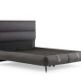 Double Bed Base & Headboard Rise 160 x 200 - Dark Grey Dark Grey