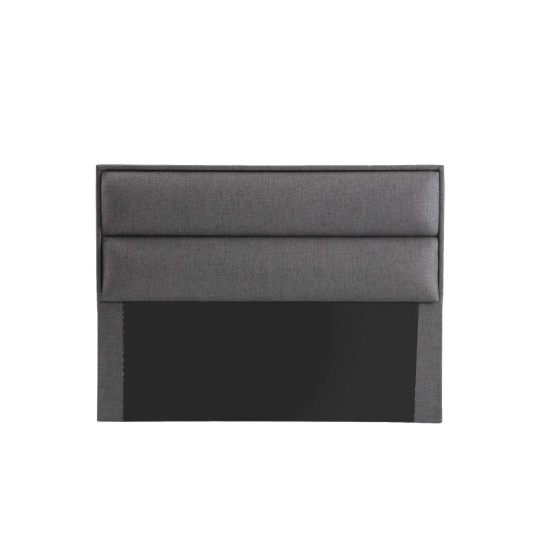 Double Bed Base & Headboard Rise 160 x 200 - Dark Grey Dark Grey