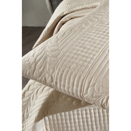 Double Bedspread Set Sena - Cappucino Cappucino Lessentiel Double Bedspread Set Sena - Cappucino Cappucino