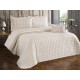 Lessentiel Double Bedspread Set Yıldız - Cream Cream
