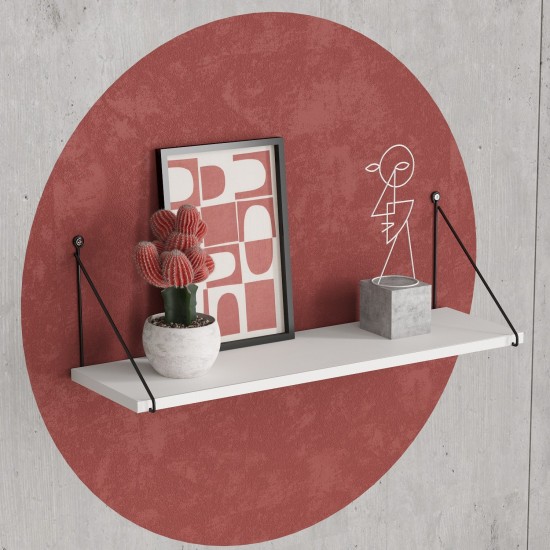 Wall Shelf Armoni - White White Hanah Home Wall Shelf Armoni - White White