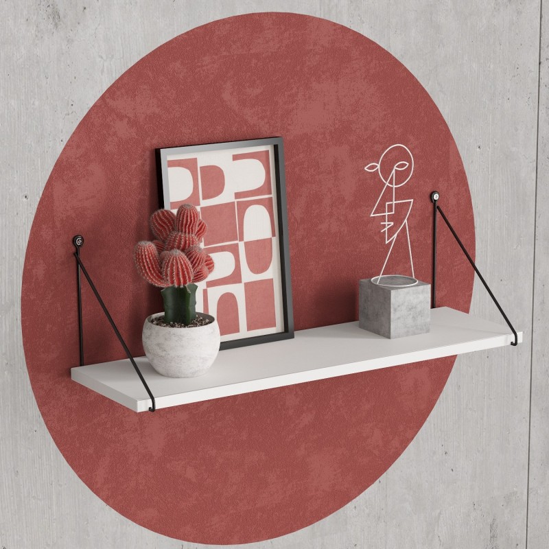 Hanah Home Wall Shelf Armoni - White White