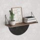Wall Shelf Armoni - Walnut Walnut Hanah Home Wall Shelf Armoni - Walnut Walnut