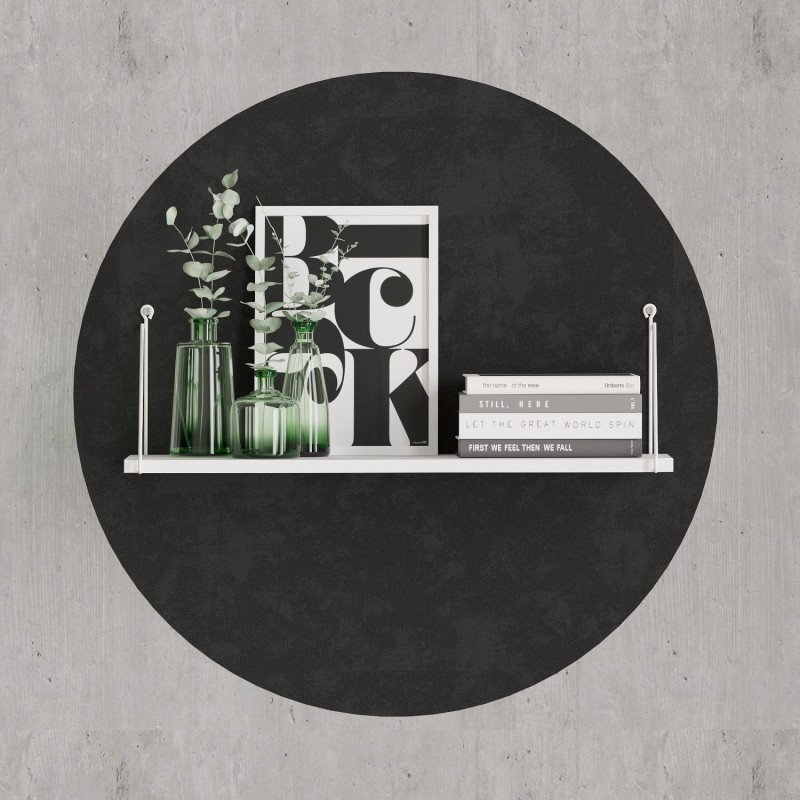 Hanah Home Wall Shelf Armoni - Shiny White White